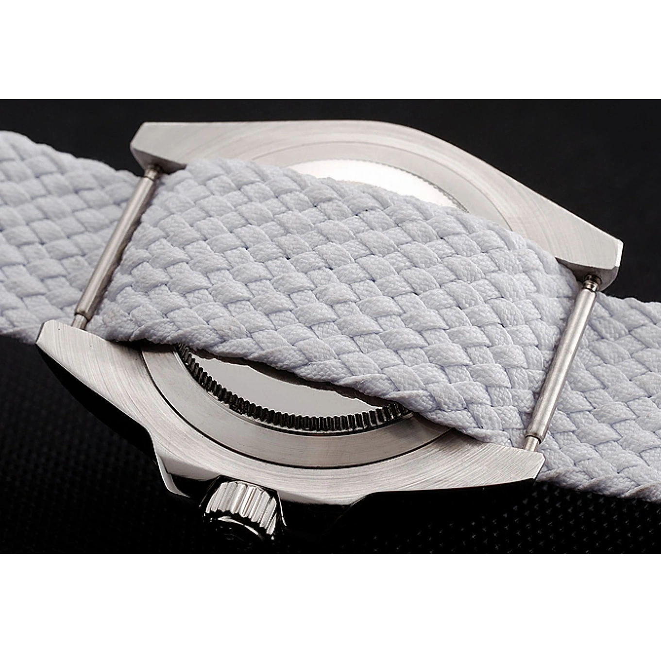 Good copy rolex watches Fabric Dial White Submariner 1453867 White Rolex Bracelet Bamford 1026